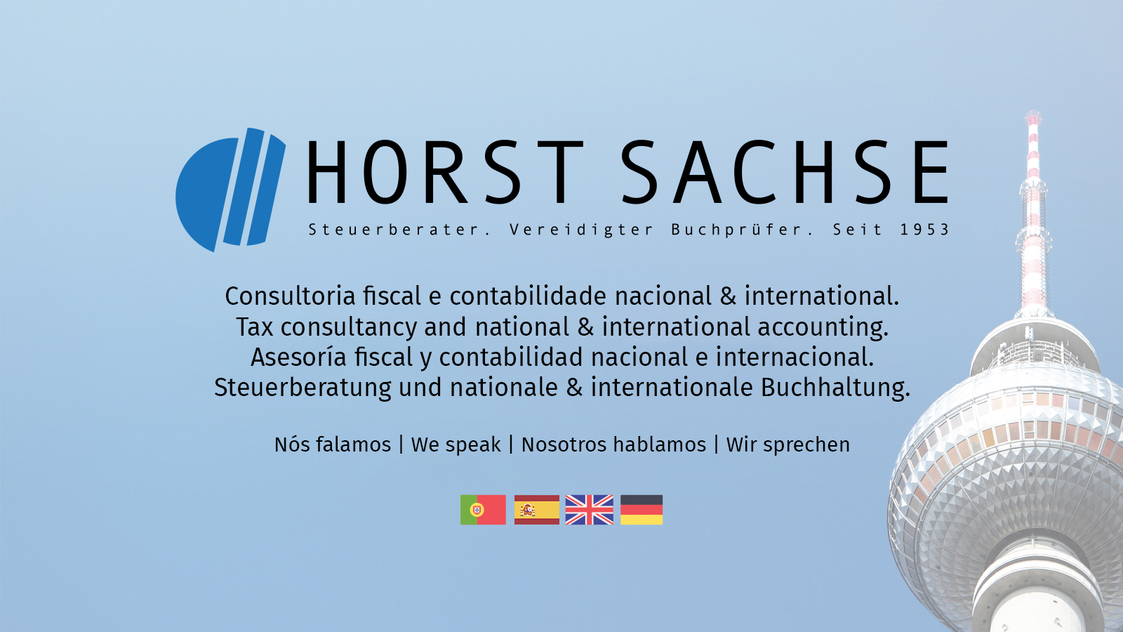 HORST SACHSE Tax Consultancy since 1953 in Berlin